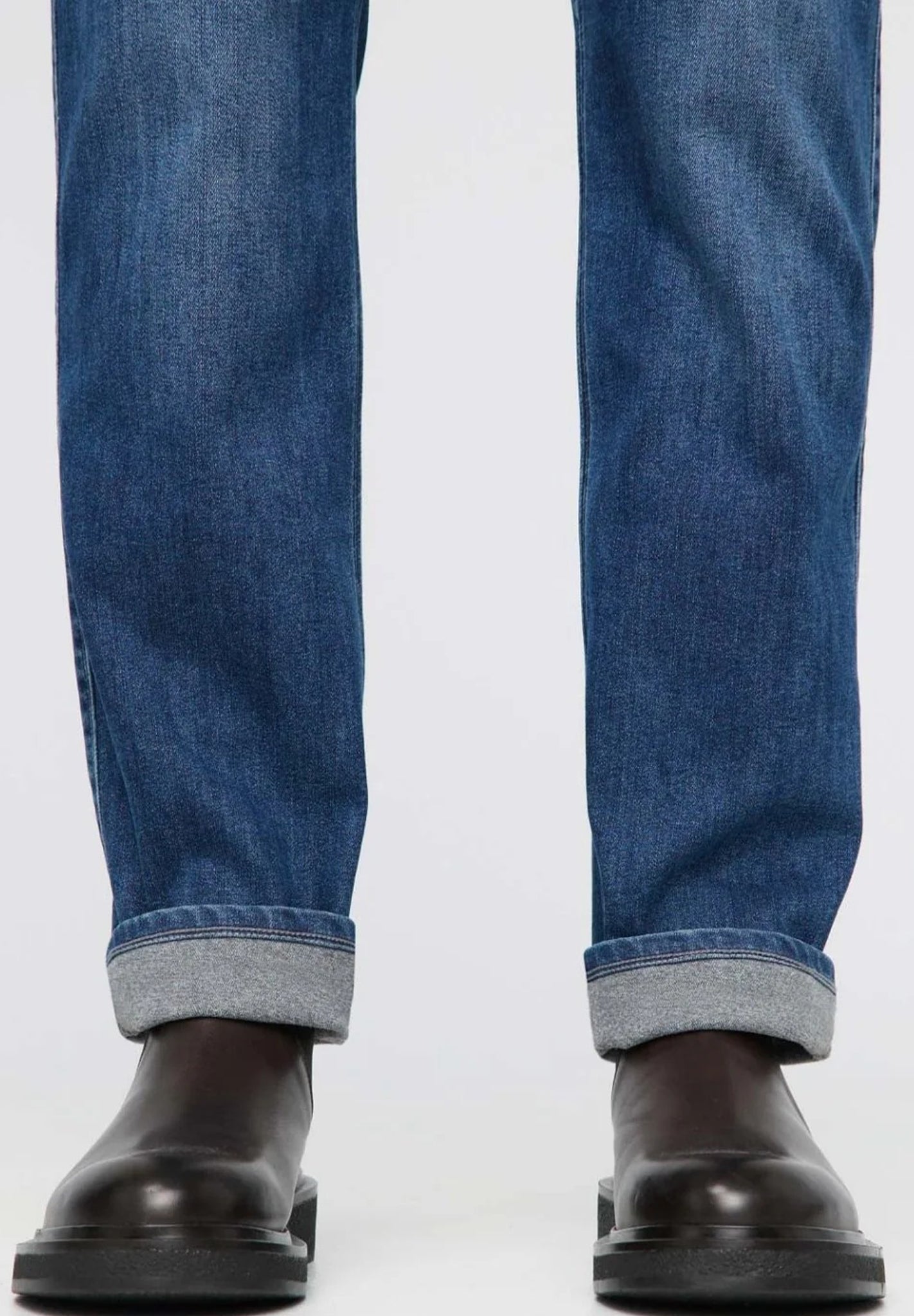 DUER - Tech Fleece Denim Straight - Classic Indigo - BACKYARD