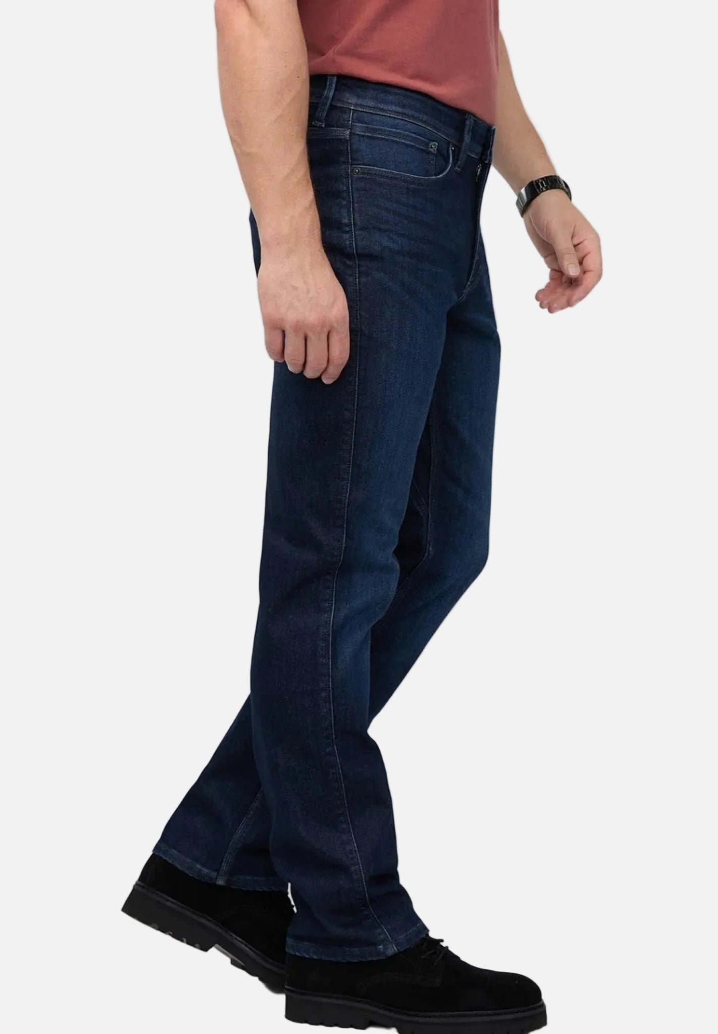 DUER - Tech Fleece Denim Straight - Dark Indigo - BACKYARD