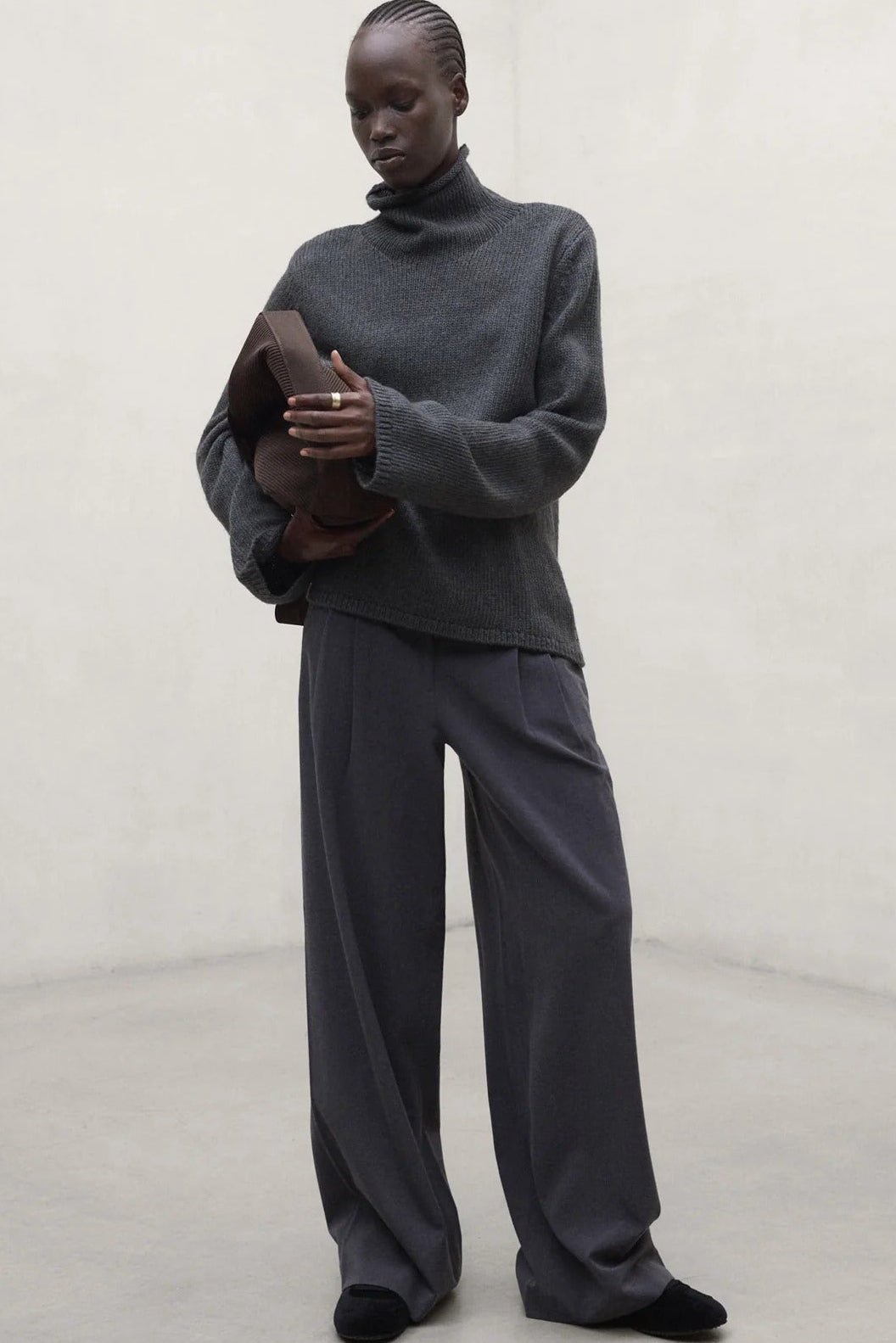 ECOALF-Kira Knit-Dark Khaki-BACKYARD