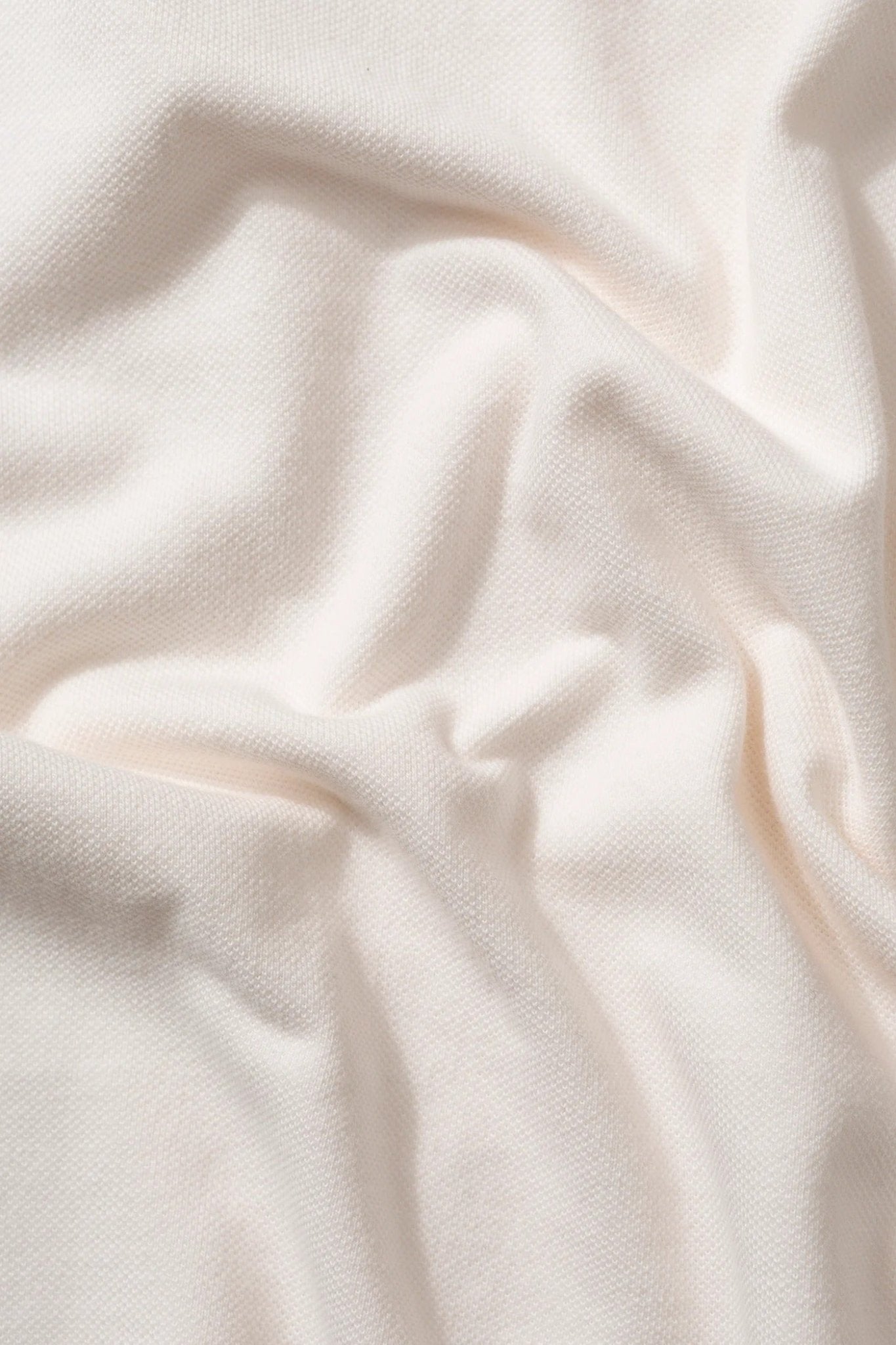 EDMMOND STUDIOS - Duck Polo - Plain Off White - BACKYARD