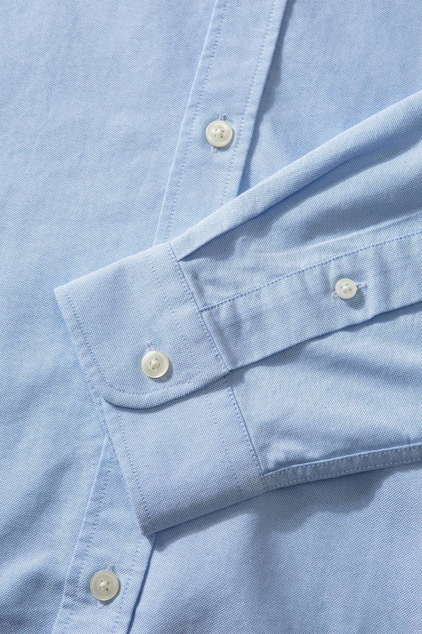 EDMMOND STUDIOS - Duck Shirt Oxford - Plain Light Blue - BACKYARD
