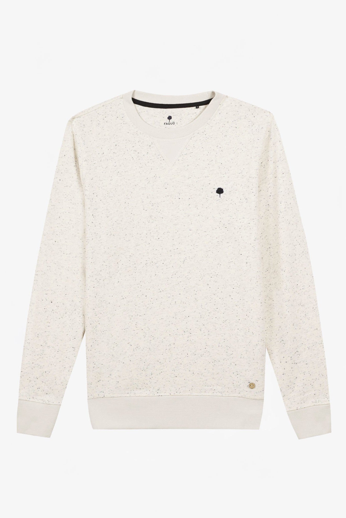 FAGUO - Donon Sweat Cotton - Ecru Navy - BACKYARD