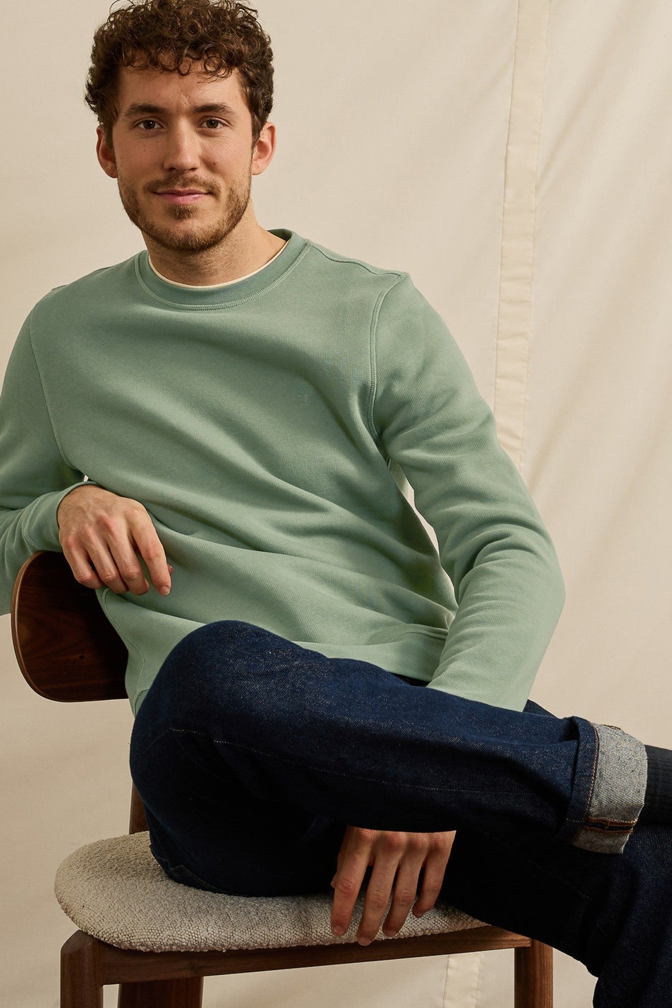 FAGUO - Donzy Sweat Knit - Dark Lichen - BACKYARD