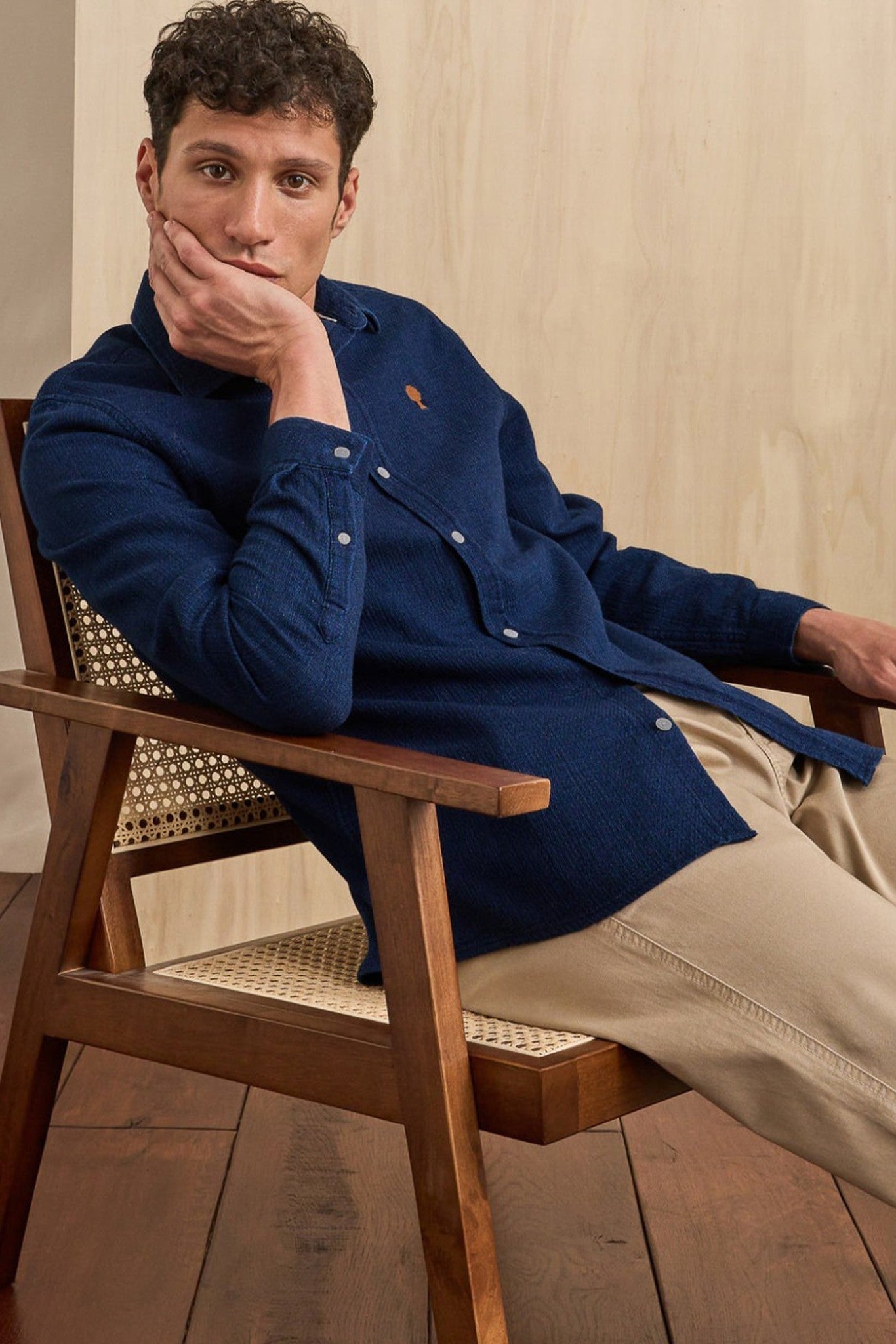 FAGUO - Iraty Shirt Woven - Raw Denim - BACKYARD