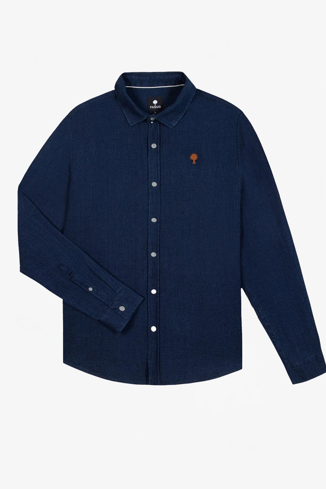 FAGUO - Iraty Shirt Woven - Raw Denim - BACKYARD