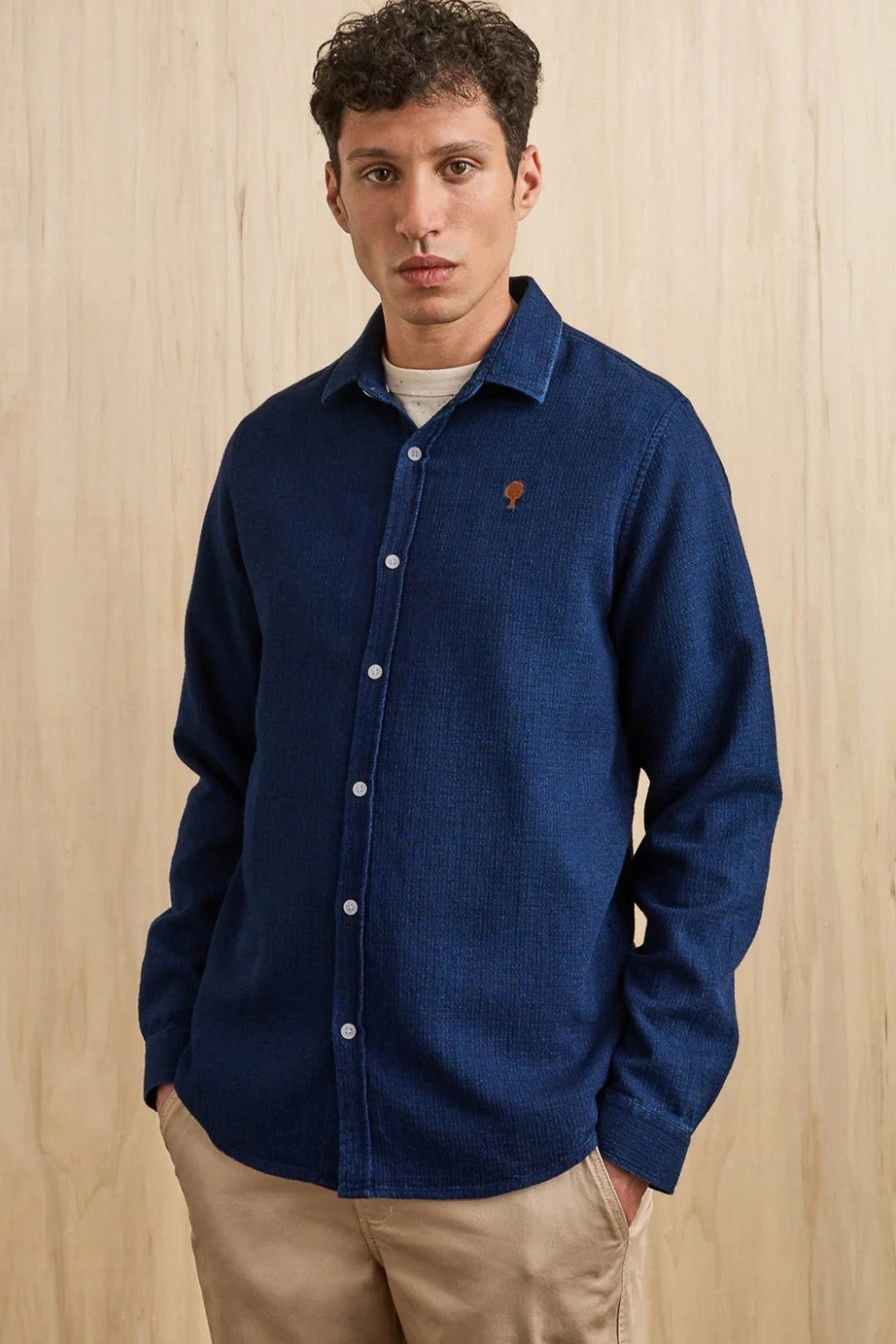 FAGUO - Iraty Shirt Woven - Raw Denim - BACKYARD