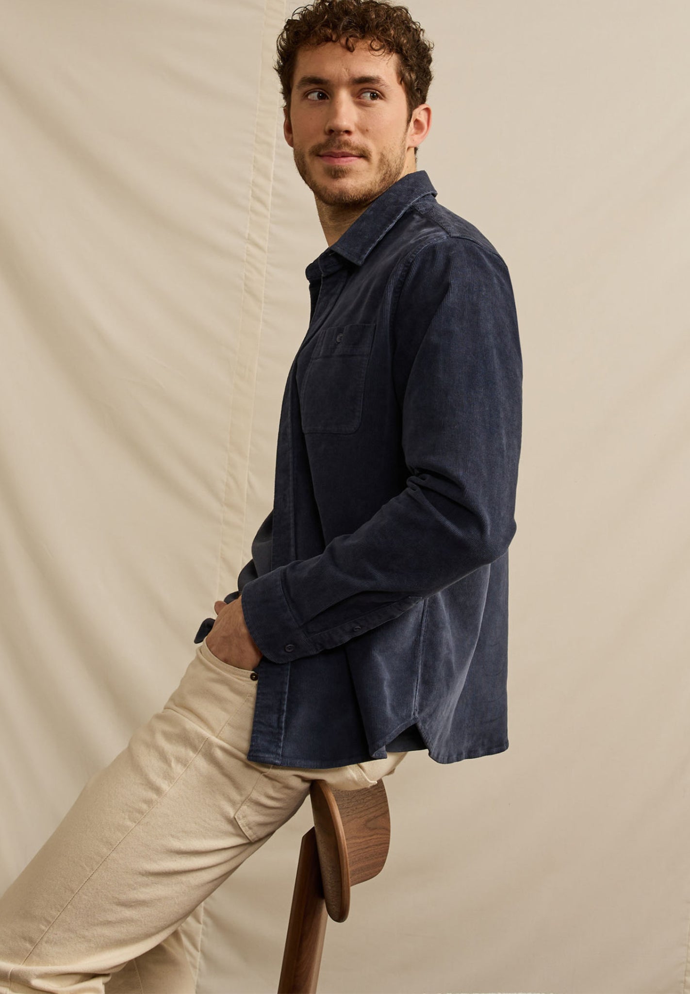 FAGUO - Onca Shirt Woven - Navy - BACKYARD