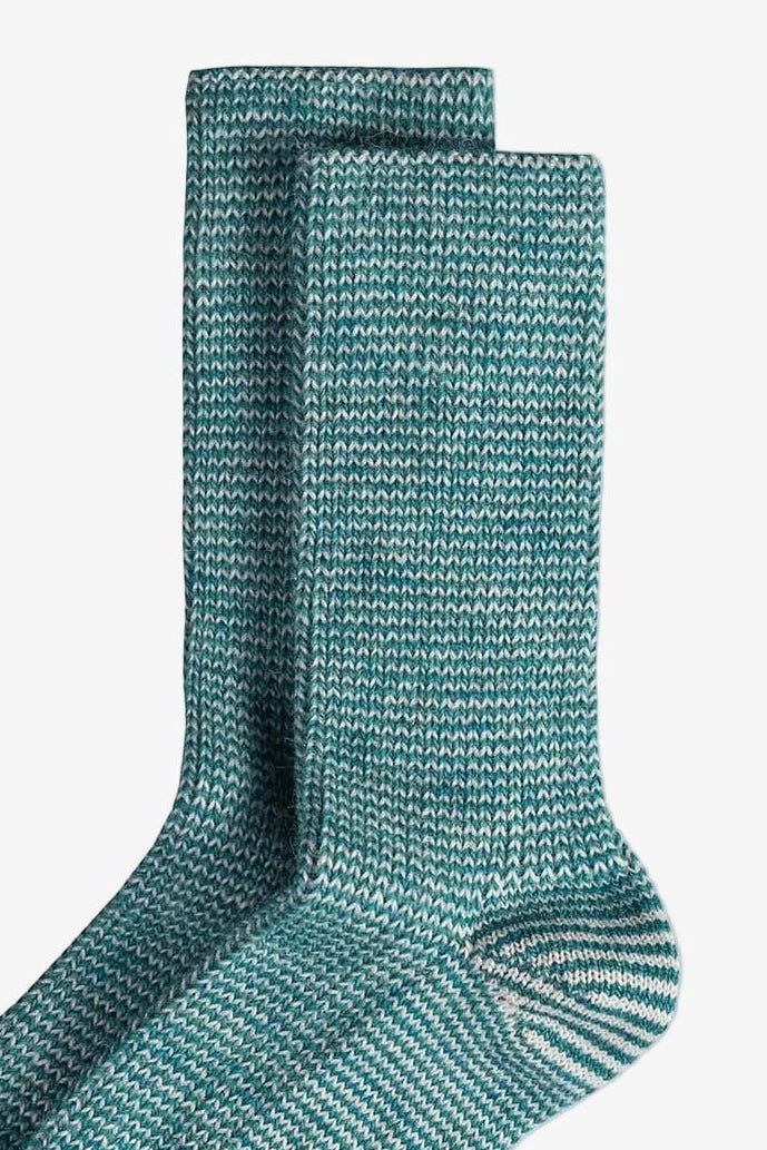 FERDINAND-Boho Socks-Stripes Blue White-BACKYARD