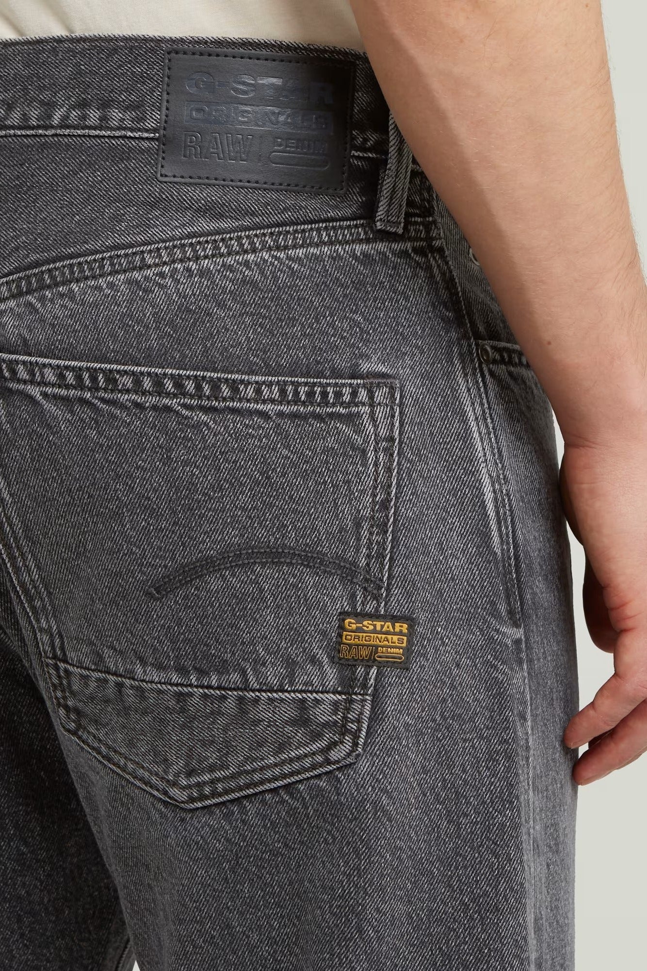 G - STAR - Dakota Regular Straight - Faded Eolith Grey - BACKYARD