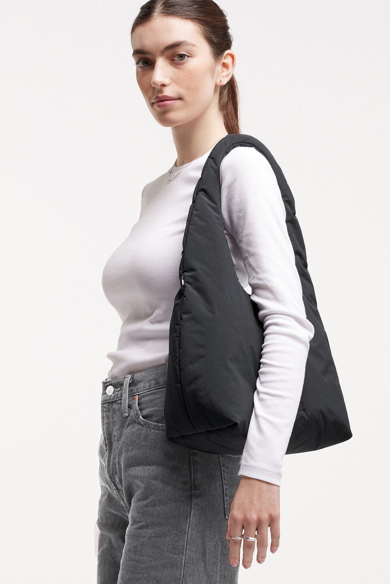 GOT BAG - Cloud Shoulder Bag - Black Monochrome - BACKYARD