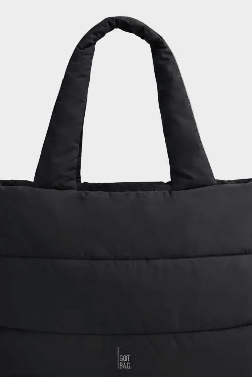 GOT BAG-Puffer Horizon Tote Bag-Black-BACKYARD