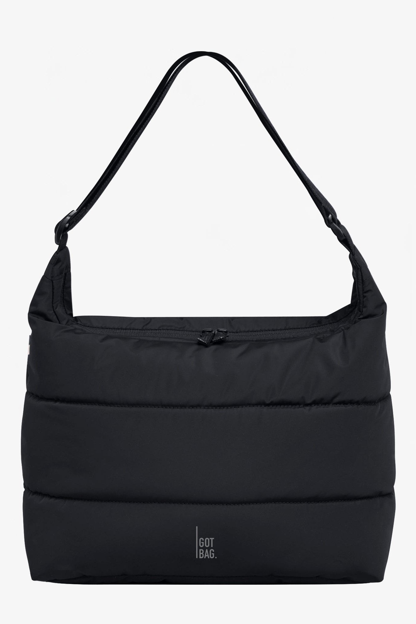 GOT BAG - Puffer Square Bag Large - Black Monochrome - BACKYARD