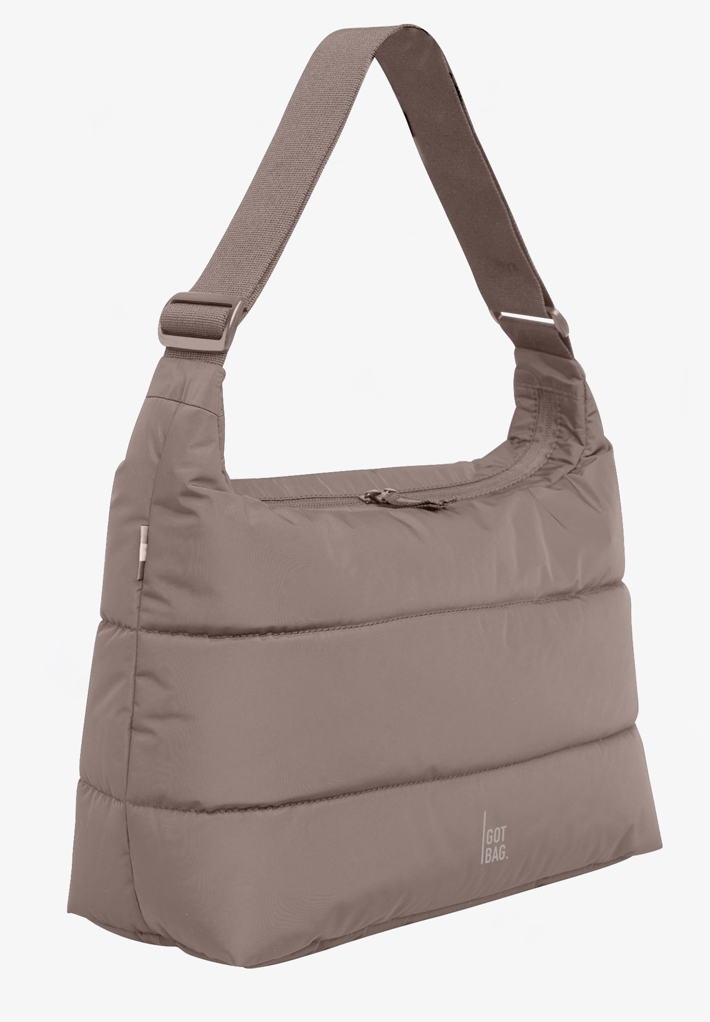Got Bag Puffer Square Bag Large, Oyster Monochrome bei BACKYARD