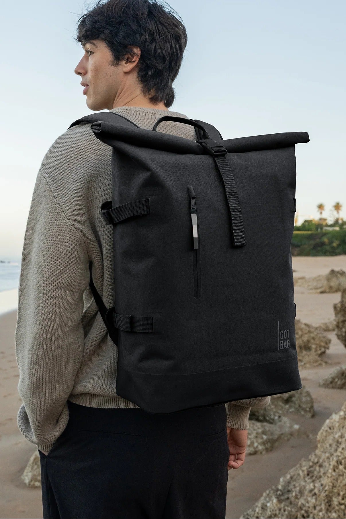 GOT BAG - Rolltop 2.0 Monochrome - Black - BACKYARD