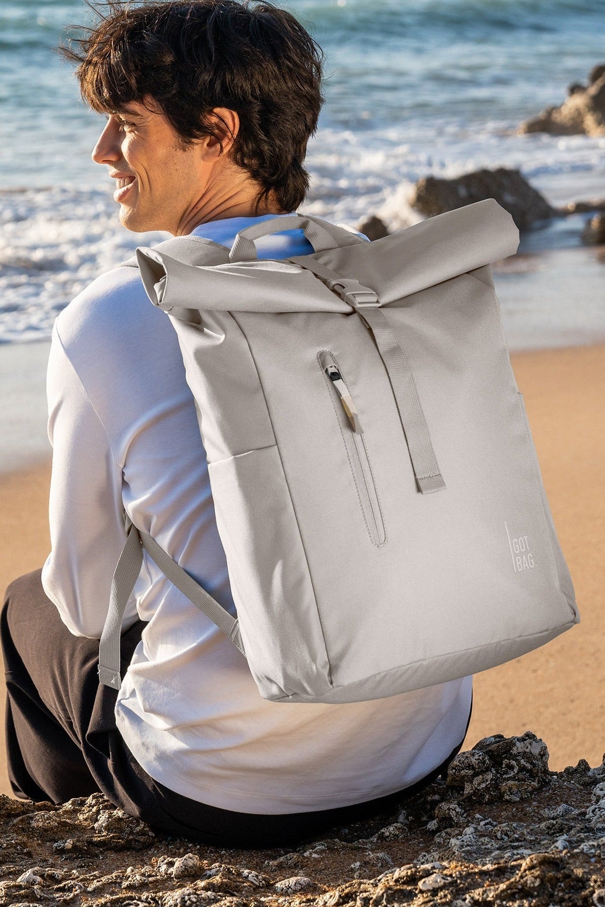 GOT BAG - Rolltop Easy Monochrome - Clam - BACKYARD
