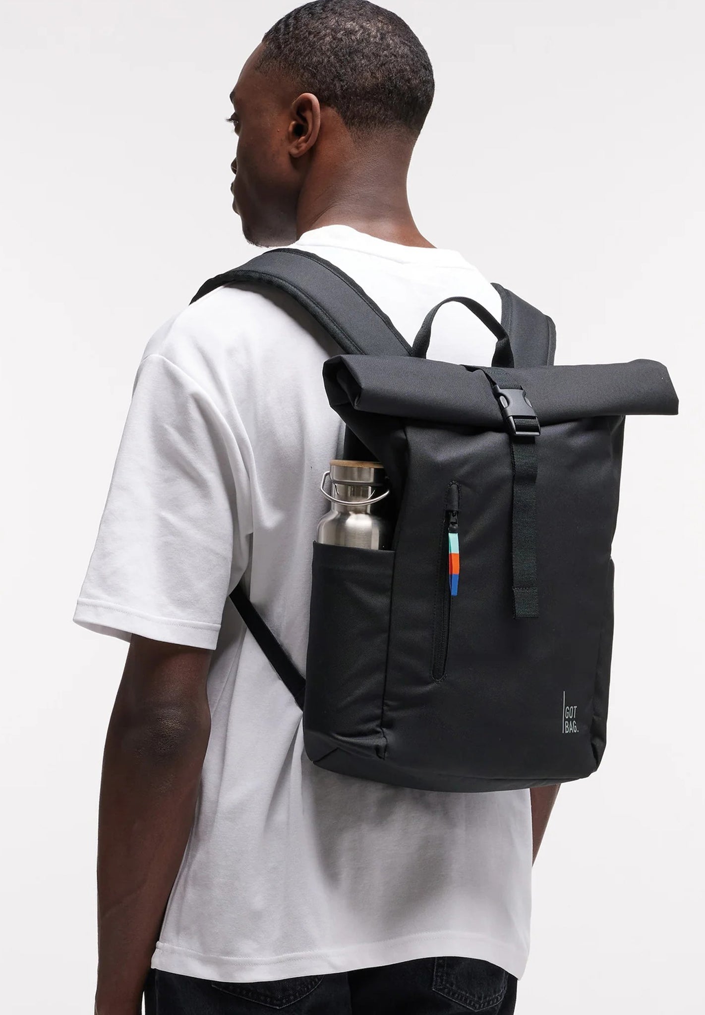 GOT BAG - Rolltop Easy Small - Black - BACKYARD