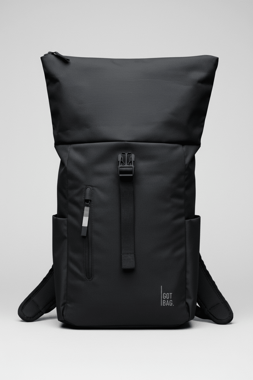 GOT BAG-Rolltop Easy Small Monochrome-Black-BACKYARD