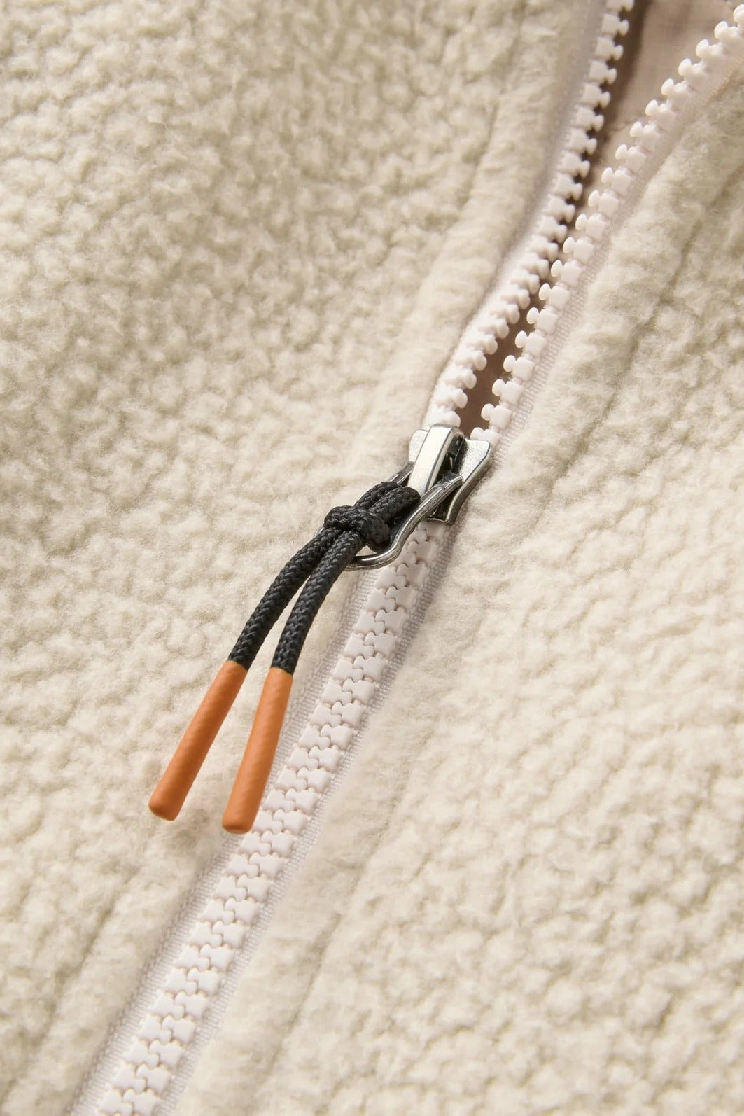 Home 1/2 Zip Recycled Hooded Sherpa Fleece