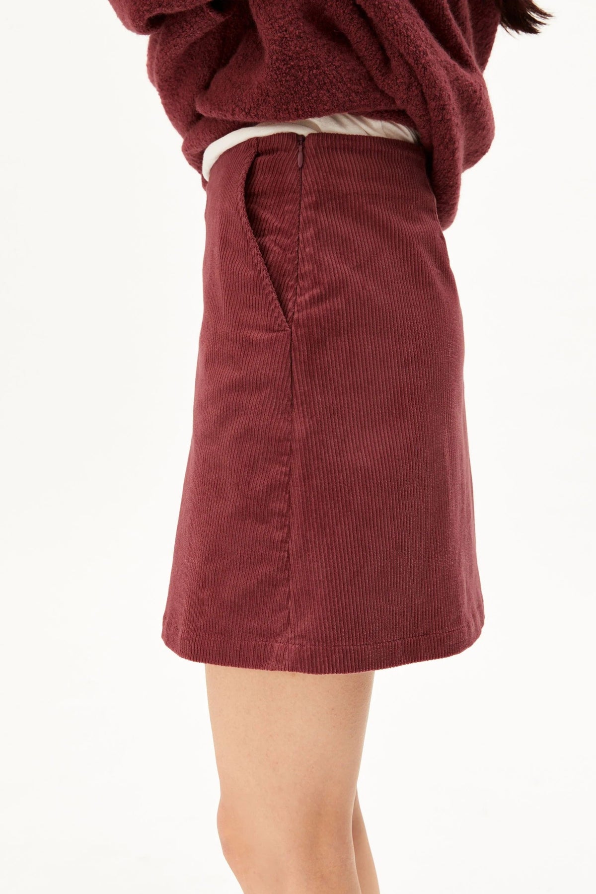 Corduroy Mini Skirt