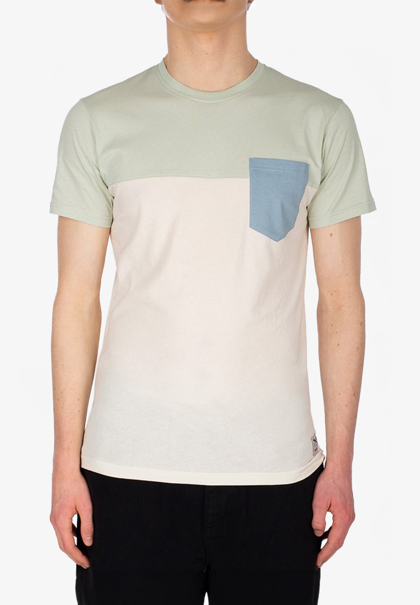 IRIEDAILY - Block Pocket Tee - Undyed - BACKYARD