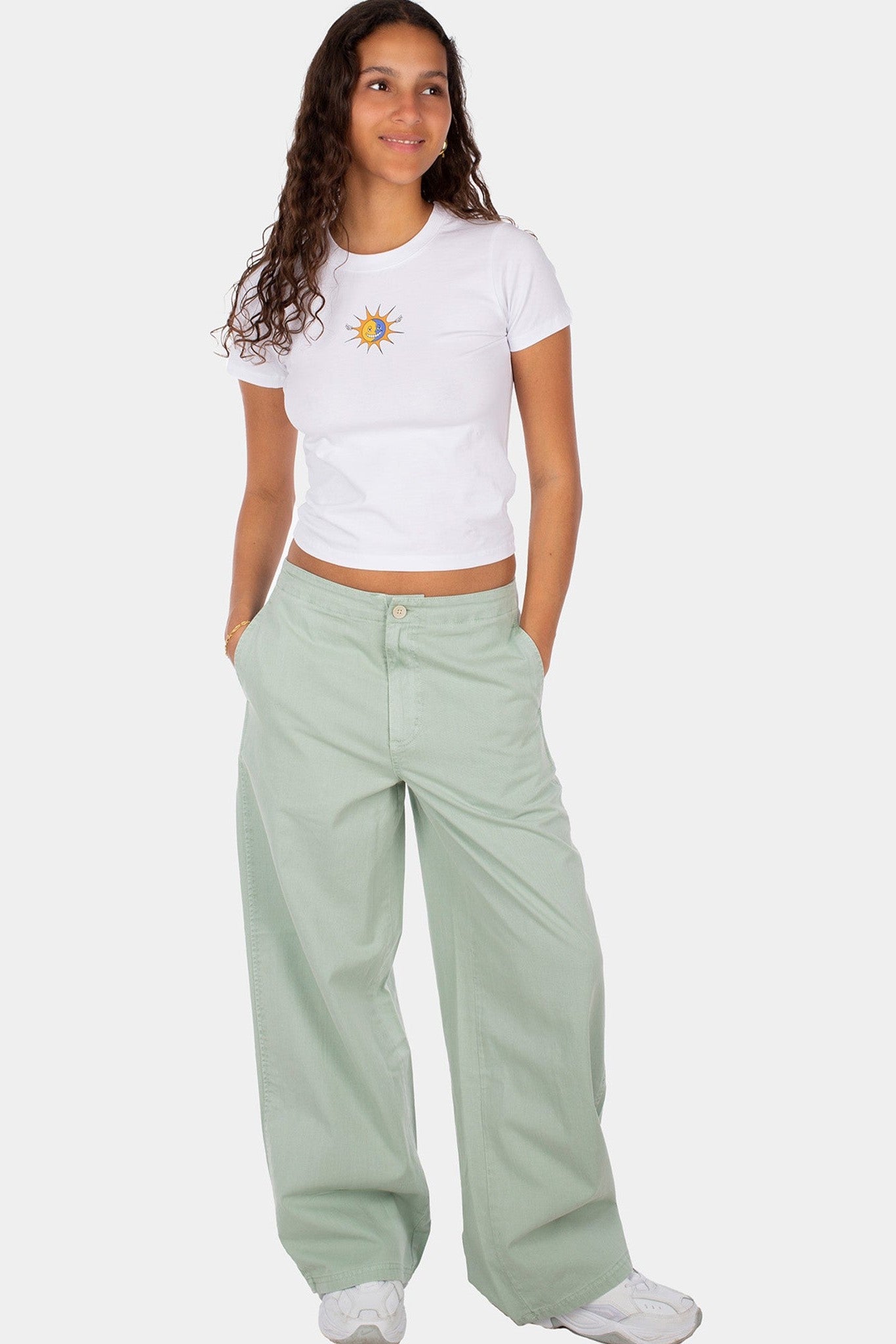 IRIEDAILY - Isie Pant - Light Sage - BACKYARD