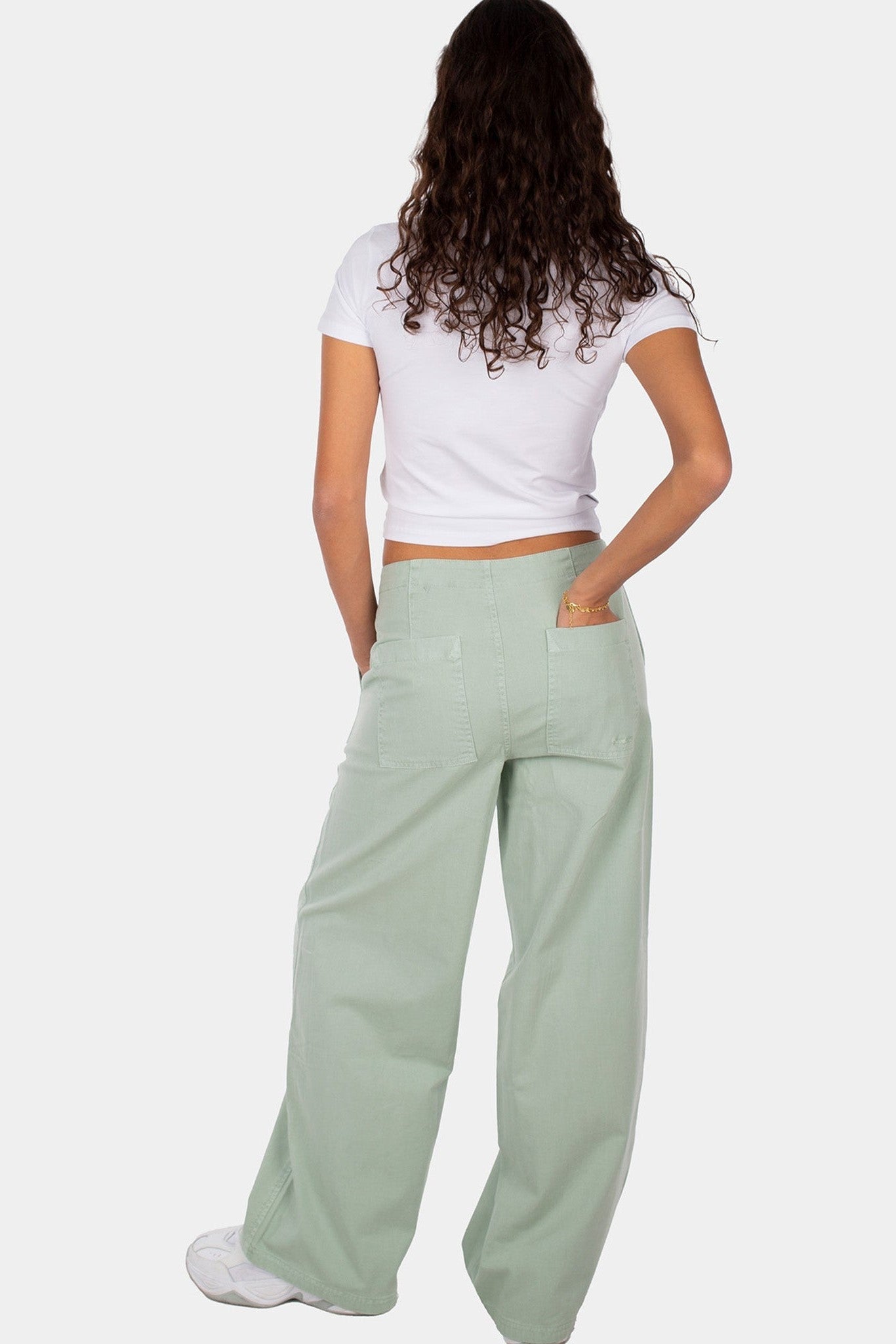 IRIEDAILY - Isie Pant - Light Sage - BACKYARD