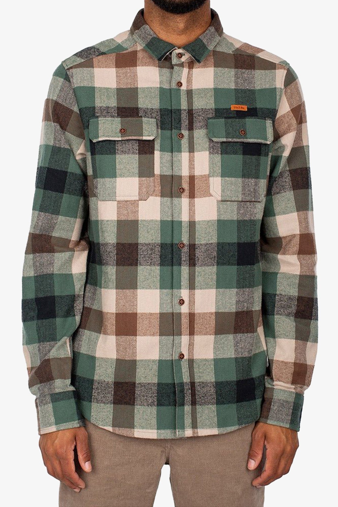 IRIEDAILY - Lumber Fella Shirt - Jungle Green - BACKYARD