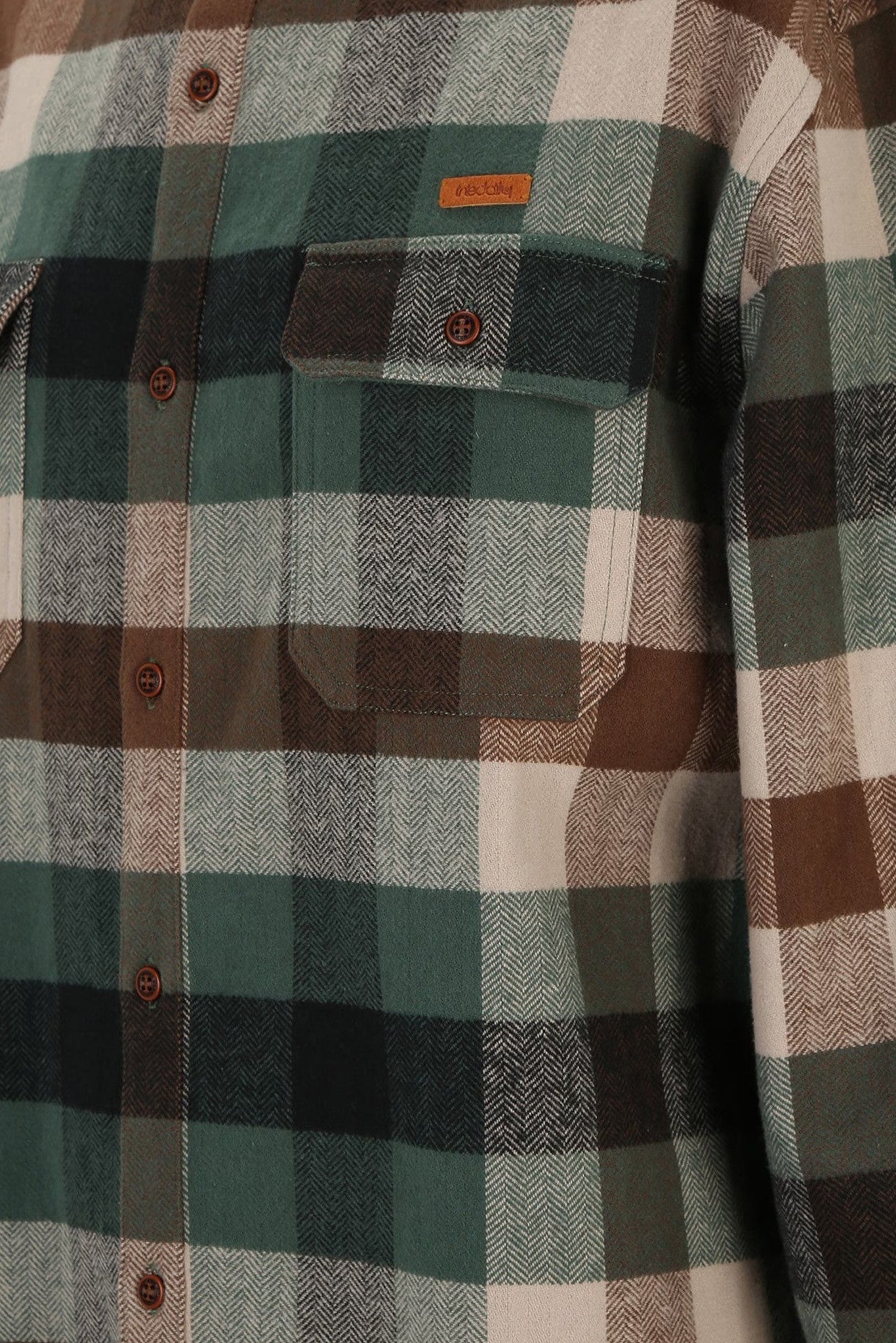 IRIEDAILY - Lumber Fella Shirt - Jungle Green - BACKYARD