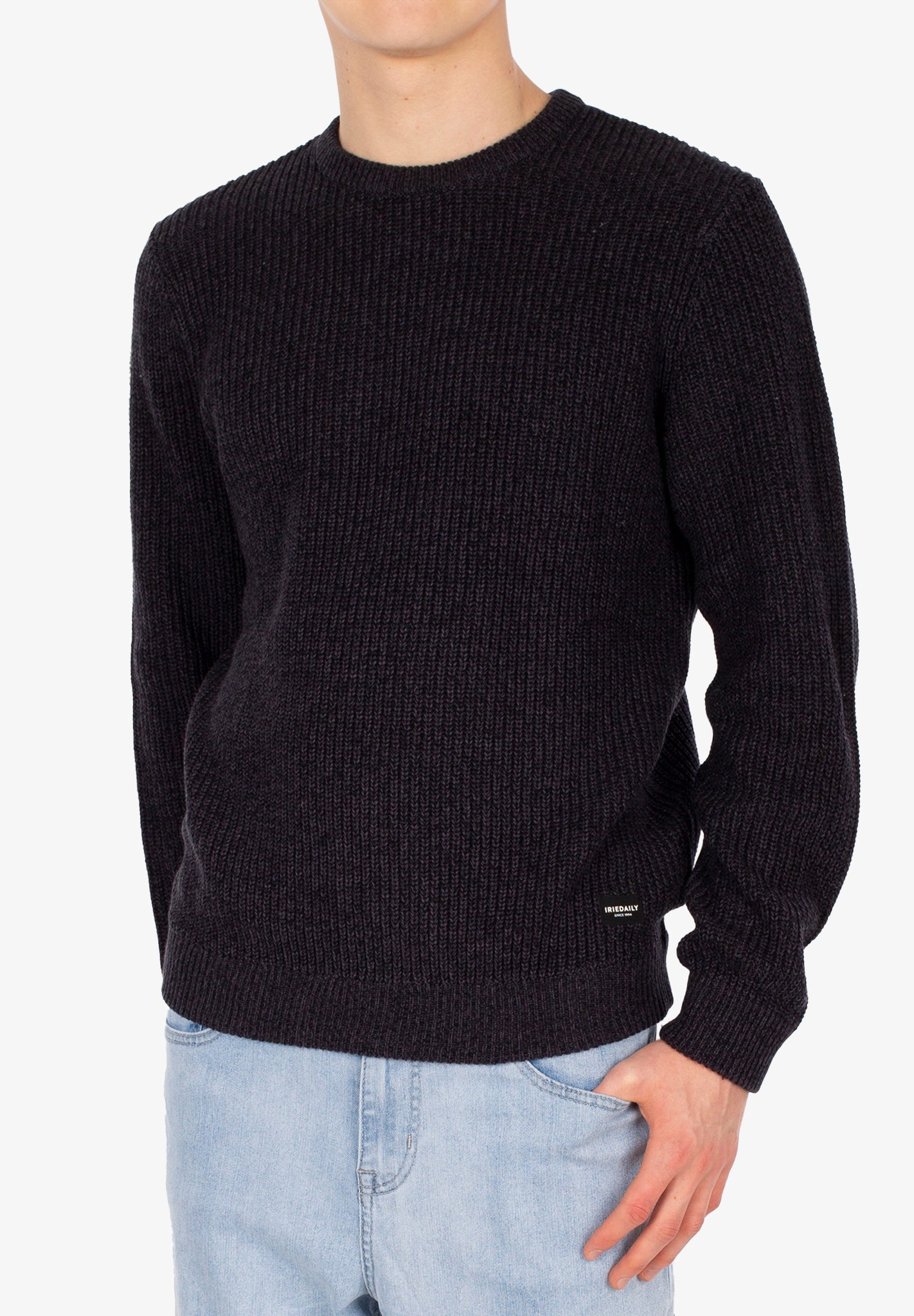 IRIEDAILY - Mixmash Knit - Black Anthra - BACKYARD