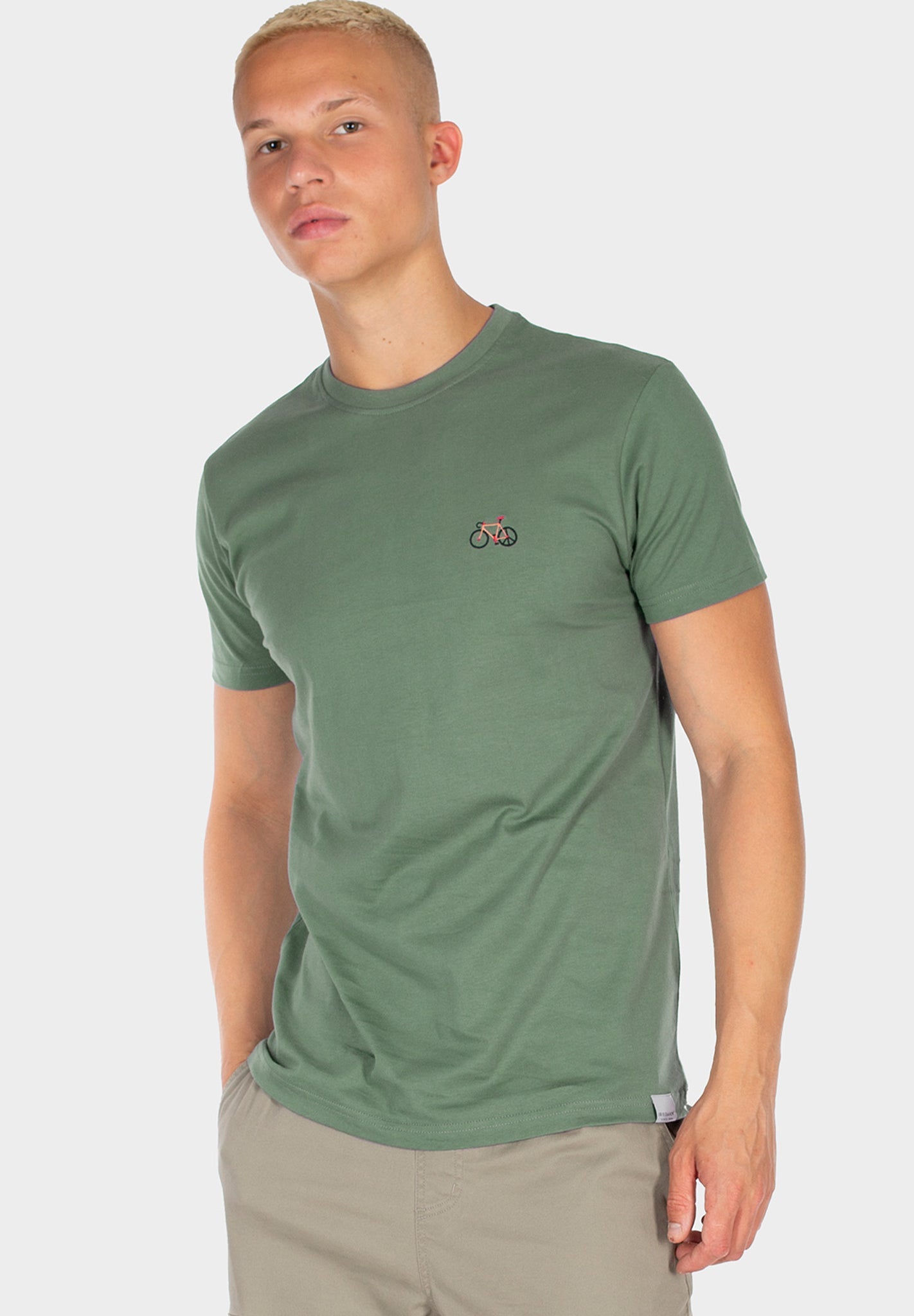 IRIEDAILY - Peaceride Emb Tee - Jungle Green - BACKYARD