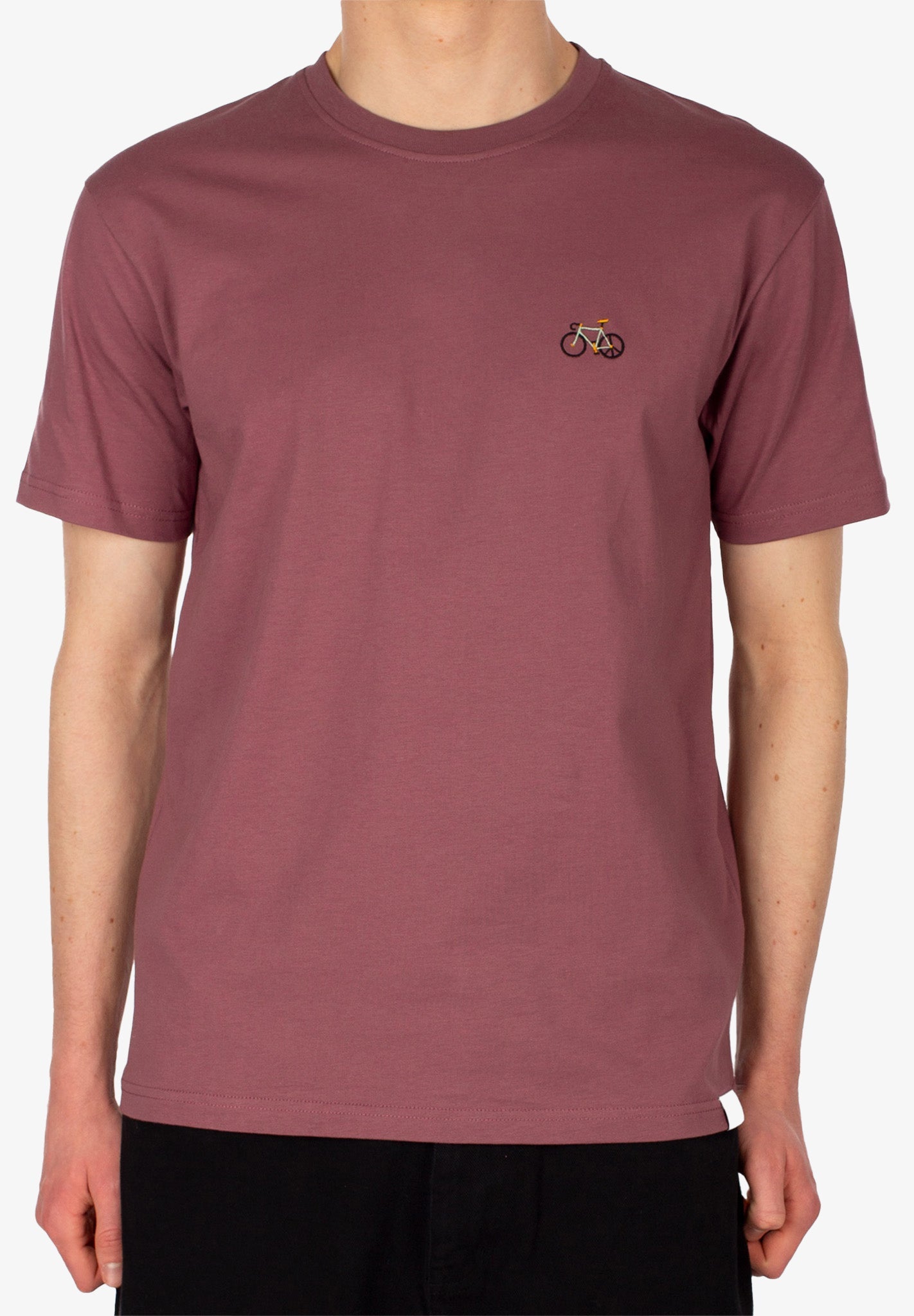 IRIEDAILY - Peaceride Emb Tee - Plum - BACKYARD