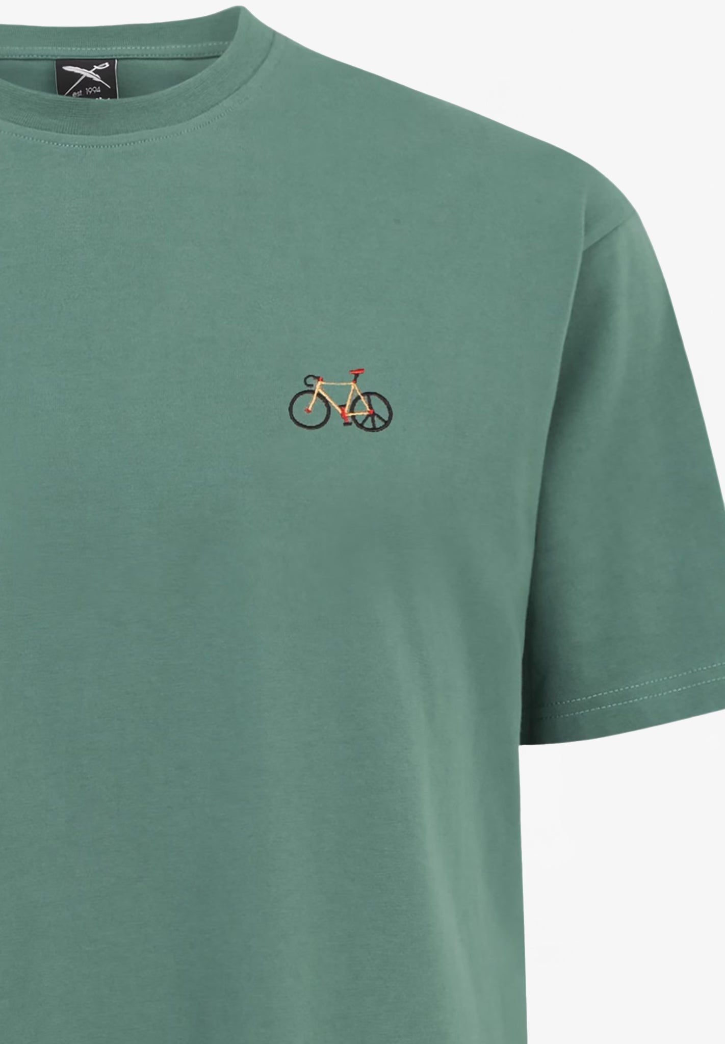 IRIEDAILY - Peaceride Emb Tee - Jungle Green - BACKYARD