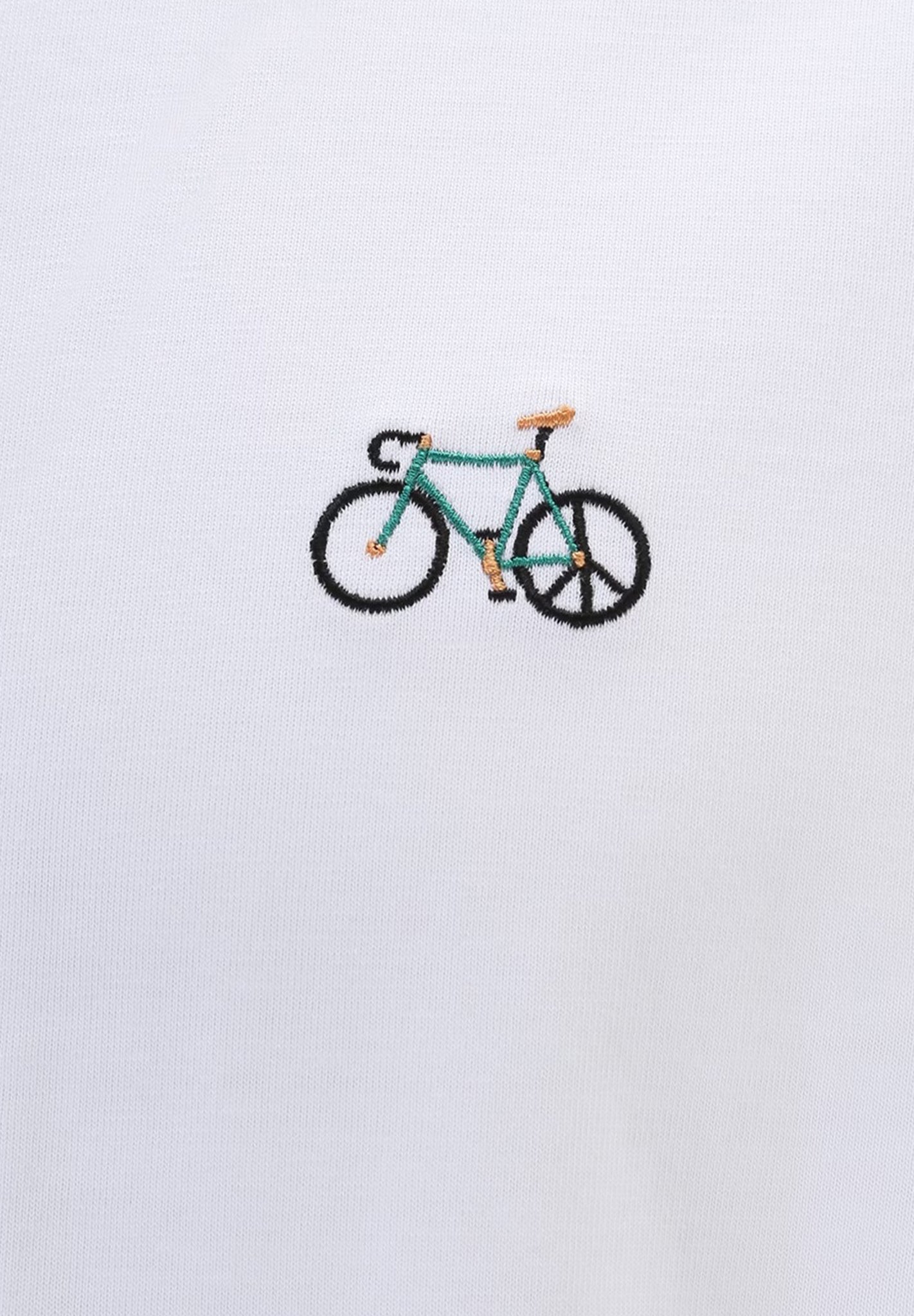 IRIEDAILY - Peaceride Emb Tee - White - BACKYARD