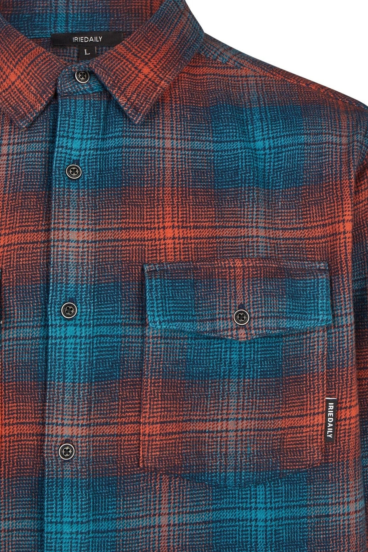 IRIEDAILY-Rosomako Flannel Shirt-Navy-BACKYARD