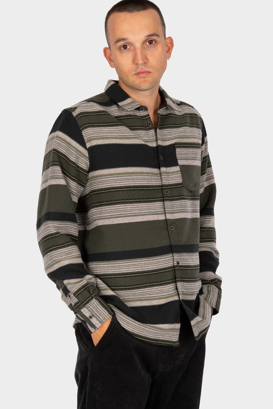 IRIEDAILY-Santania Shirt-Black Olive-BACKYARD