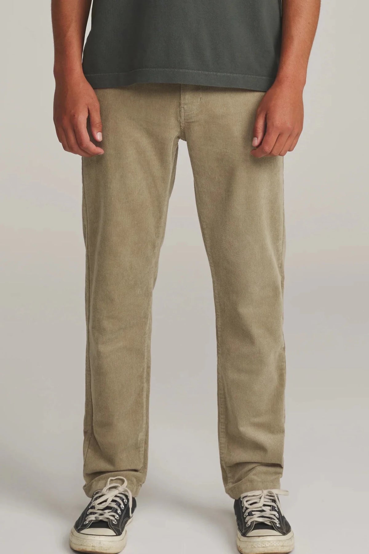 KATIN-Corey Corduroy Pant-Khaki-BACKYARD