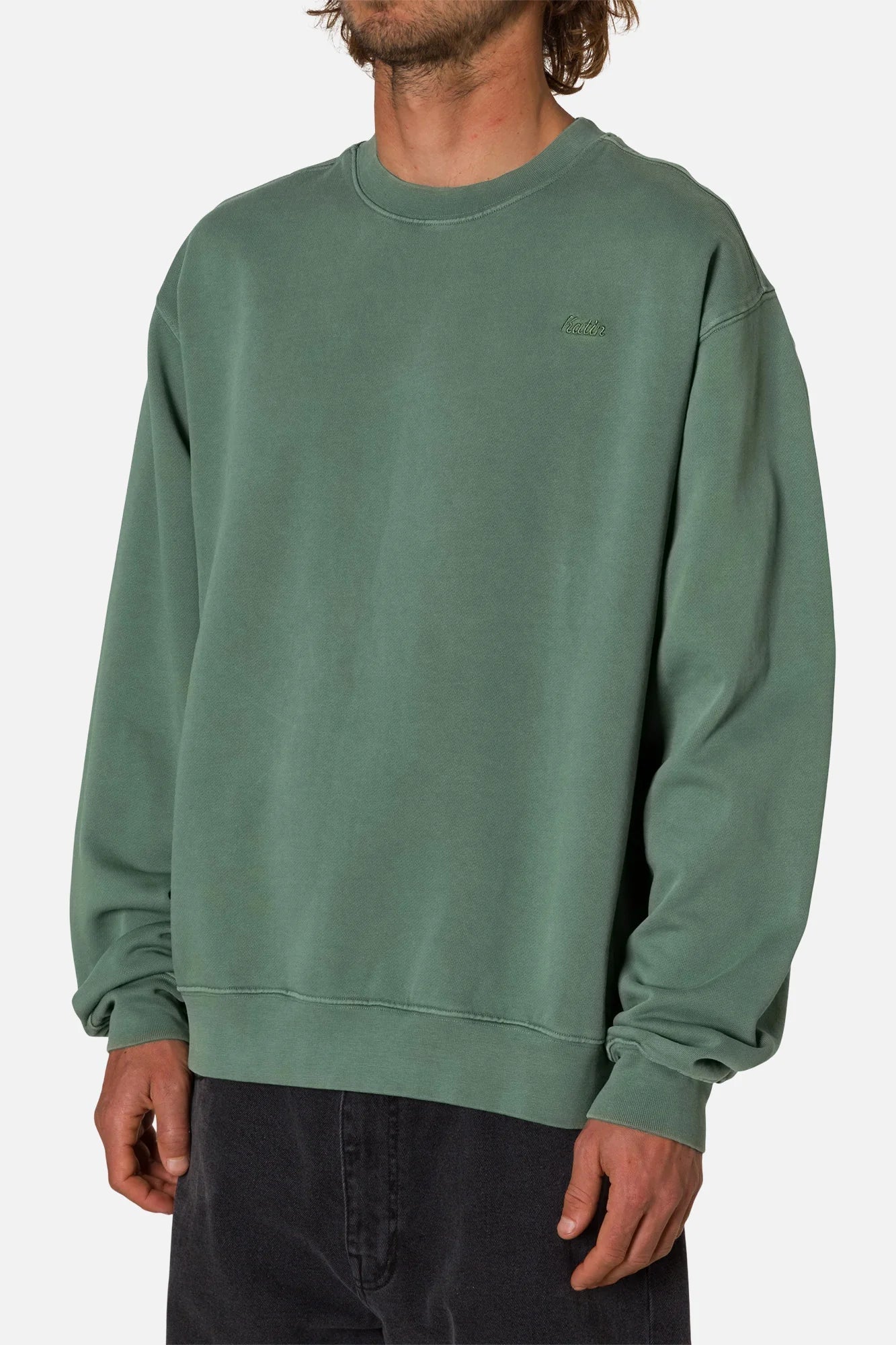 KATIN - EMB Crew Fleece - Duck - BACKYARD