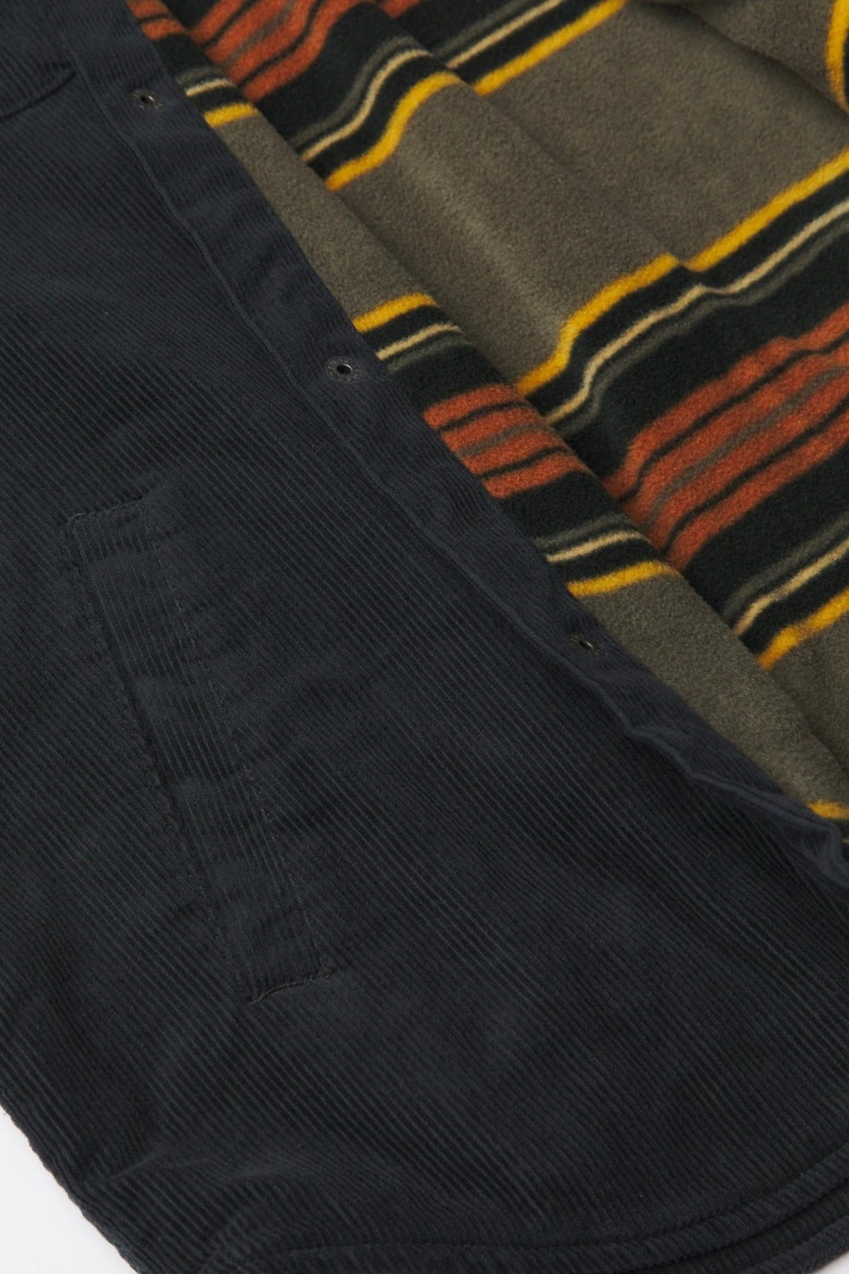 KATIN-Harold Corduroy Shirt Jacket-Black Wash-BACKYARD