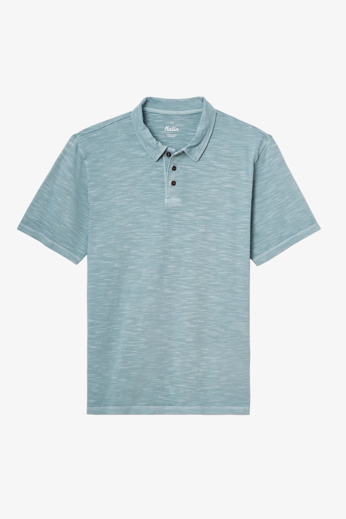 KATIN - Slub Polo - Air Force Blue - BACKYARD