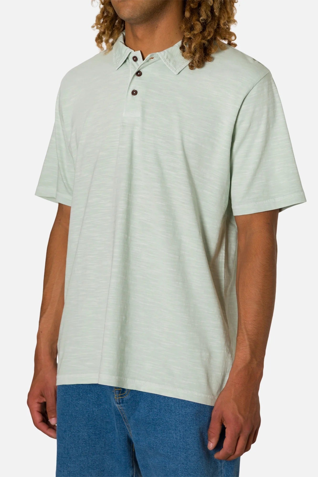 KATIN - Slub Polo - Seafoam - BACKYARD