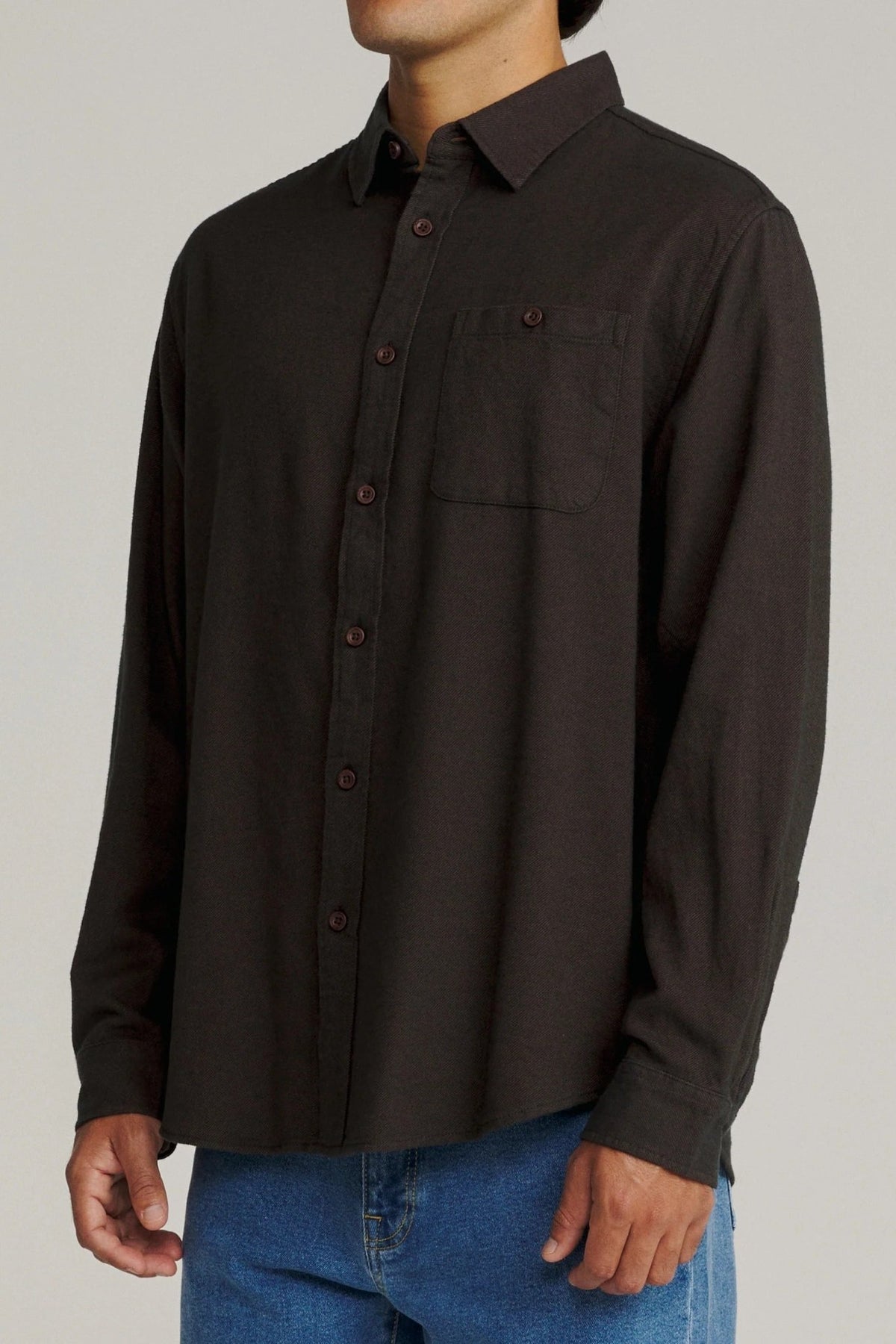 KATIN-Twiller Flannel-French Roast-BACKYARD