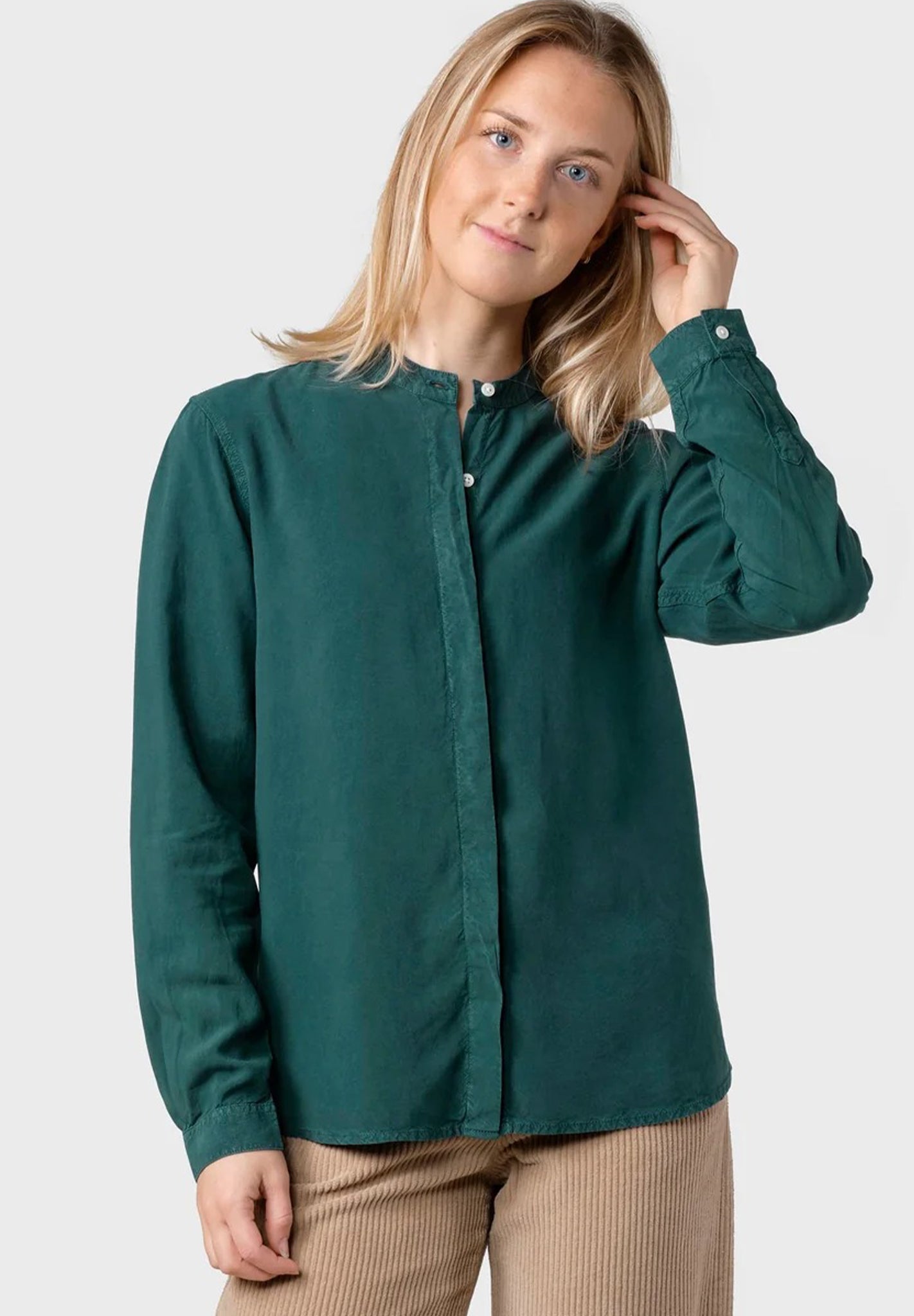 KLITMOLLER COLLECTIVE - Simone Shirt - Moss Green - BACKYARD