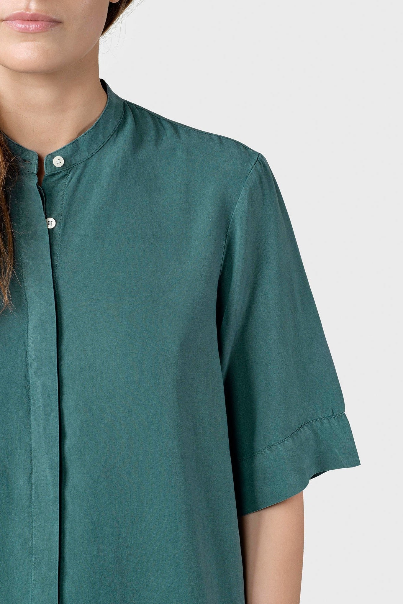 KLITMOLLER COLLECTIVE - Solrun Shirt - Moss Green - BACKYARD