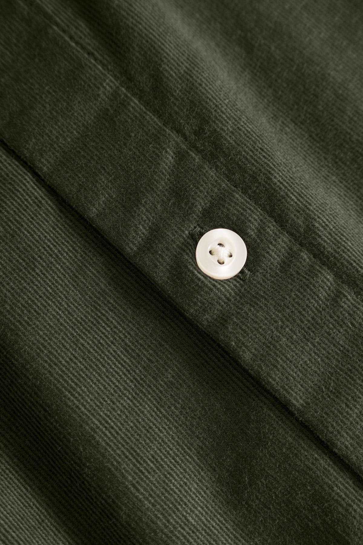KNOWLEDGE COTTON-Dune Regular Corduroy Shirt-Forrest Night-BACKYARD