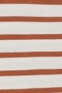 KNOWLEDGE COTTON - Organic Cotton Striped T-Shirt - Red Stripe - BACKYARD