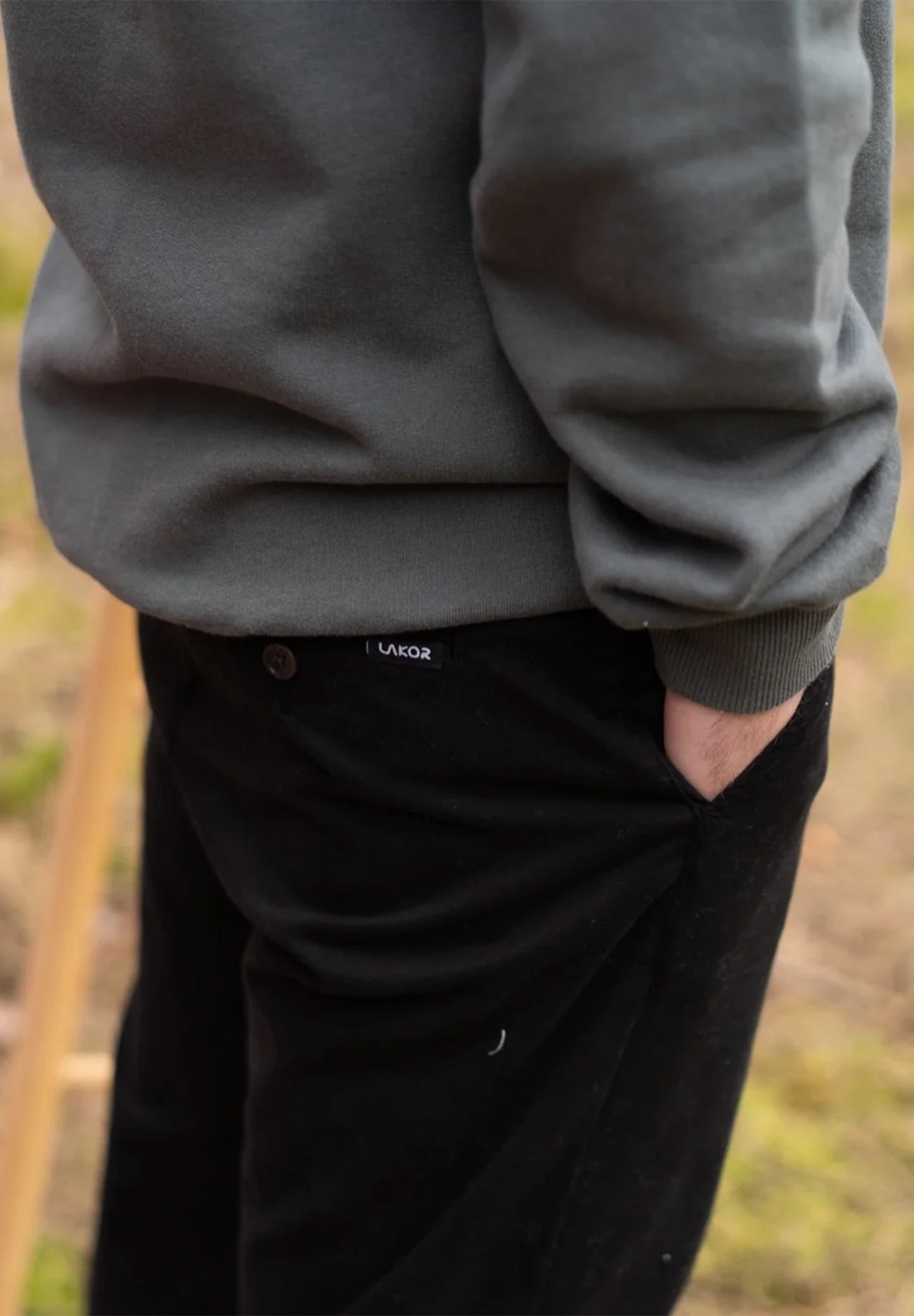 LAKOR - Carnage Chino Pants - Black - BACKYARD