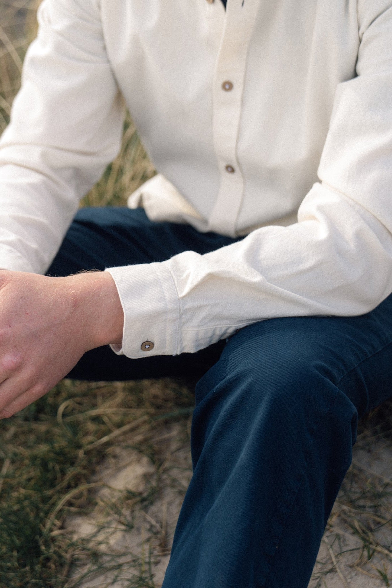 LAKOR - Plain Dal Shirt - Starwhite - BACKYARD
