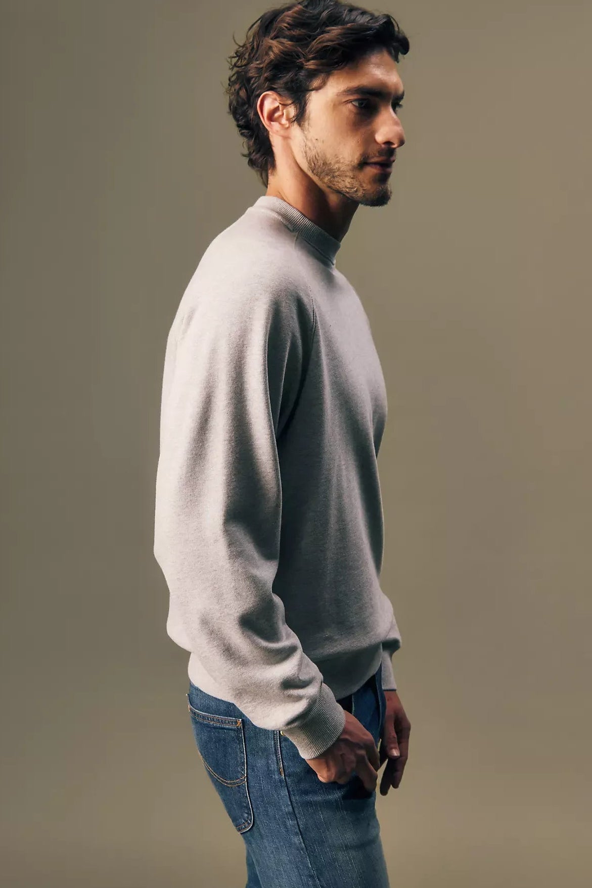 Gold Regular Crew Sweatshirt