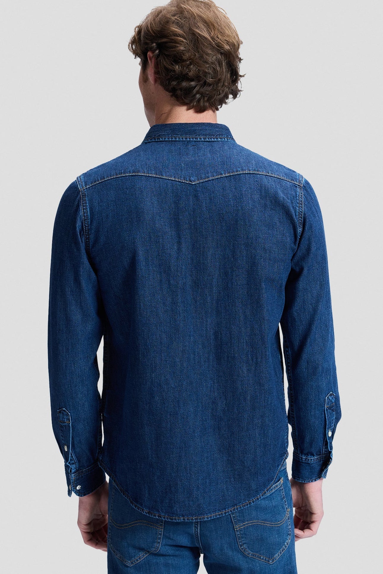 LEE - Regular Western Shirt - Rinse - BACKYARD