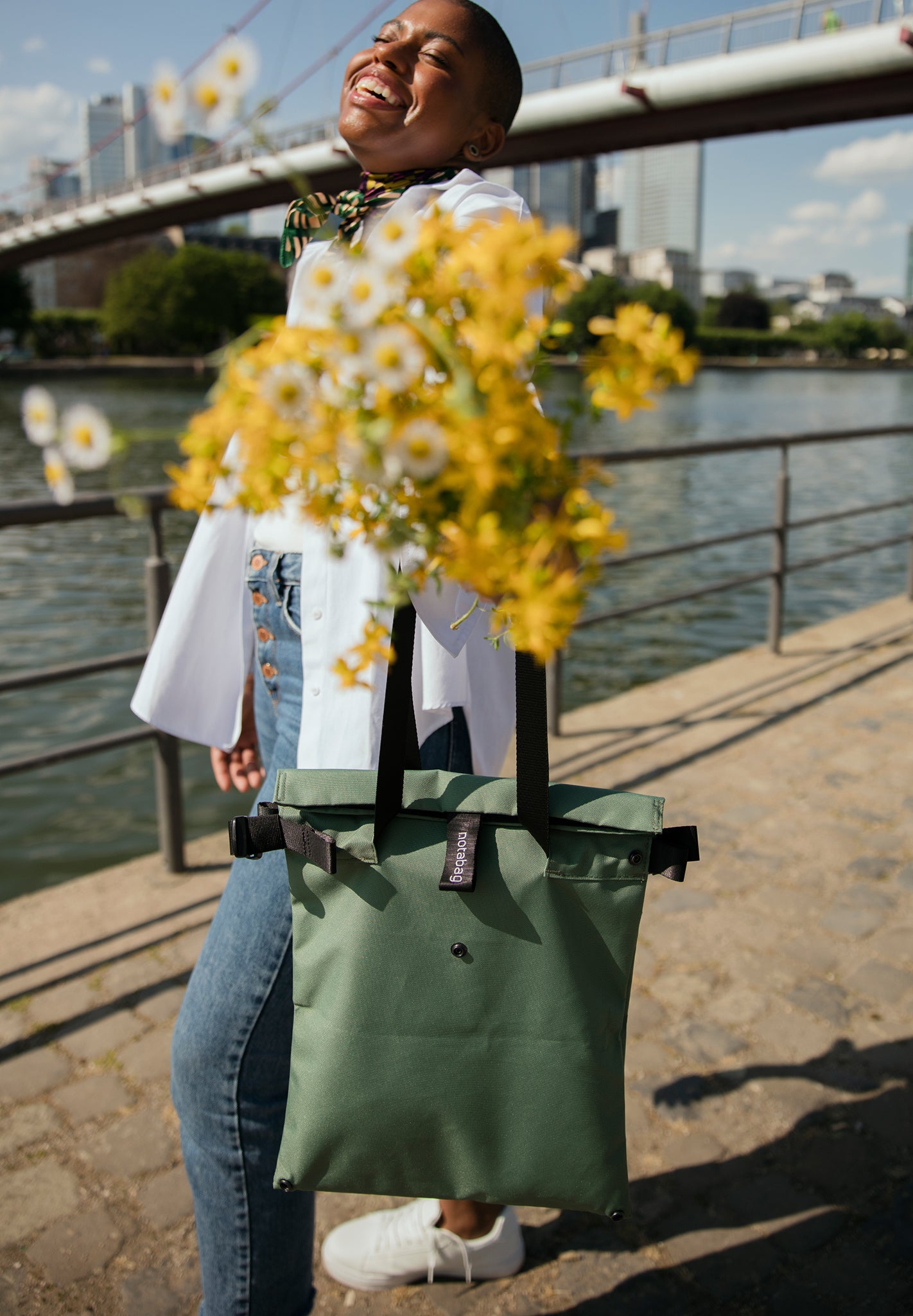 NOTABAG - Notabag Crossbody - Fern Green - BACKYARD